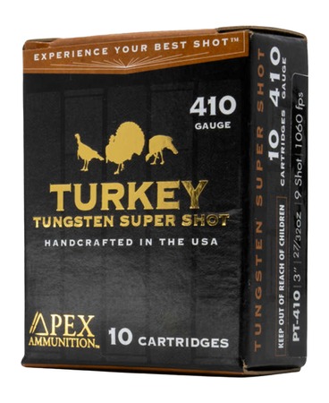 [850010408224] APEX AMMO PT410-9   410G 3    27/32 9        10/10