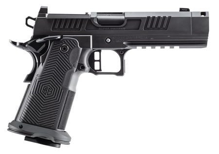 [810100538019] Alpha Foxtrot AA39X2CIG-XDBK17 AF1911 Romulus 10mm Auto 18+1 4.25" Black DLC Stainless Steel Threaded Compensated Barrel, Optic Ready/Serrated Slide  &  Frame w/Beavertail  &  Picatinny Rail, RMSc/RMR Foo