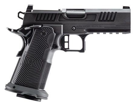 [810100537999] Alpha Foxtrot AA39X2CID-XDBK17 AF1911 Romulus 10mm Auto 18+1 4.25" Black DLC Stainless Steel Bull Barrel, Optic Ready/Serrated Slide  &  Frame w/Beavertail  &  Picatinny Rail, RMR/RMSc Footprint