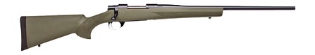 [682146890556] Howa HGR25CRG 1500 Hogue 25 Creedmoor 5+1 22" Matte Black Threaded Steel Barrel  &  Aluminum Drilled  &  Tapped Receiver, Green Hogue OverMolded Synthetic Stock, Right Hand