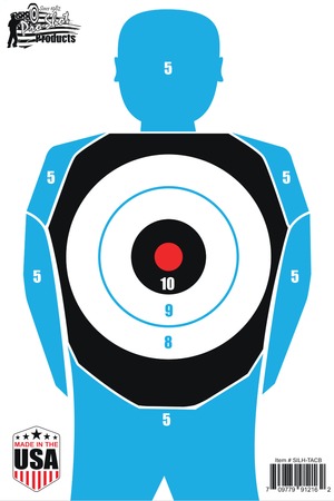 [709779912155] PROSHOT SILH-TACB-4PK   SILHOUETTE TACT TARGET 4PK
