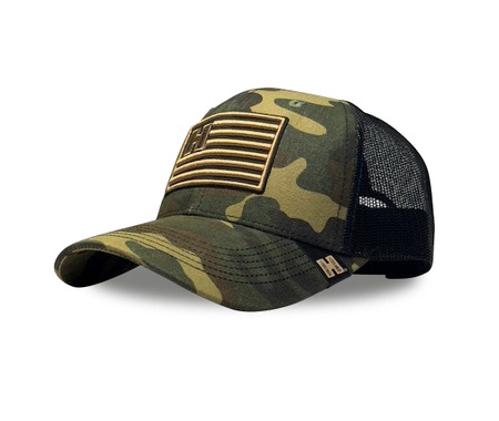 [784802343502] HDESIGN 34350  HORNADY H FLAG TRUCKER