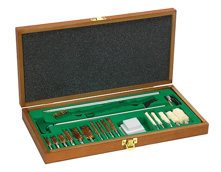 [047700190549] Remington Accessories 19054 Sportsman Cleaning Kit Multi-Caliber Multi-Gauge/27 Pieces/Wood Case