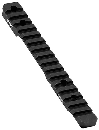 [990482719715] Mdt Sporting Goods Inc 102357BLK 20 MOA Picatinny Scope Base  Black Anodized Aluminum 11" Long Fits Howa 1500 Long Action