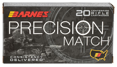 [716876022472] Barnes Bullets 30166 Precision Match  6.5Creedmoor 140gr Open Tip Match Boat Tail 20 Per Box/10 Case