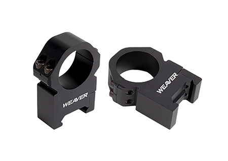 [604544696417] Weaver Mounts 48387 Precision  Black Aluminum 30mm Tube High