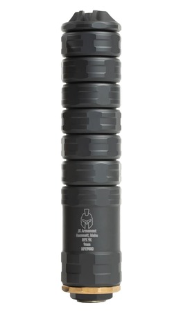 [850064482478] Jk Armament JK155RPX9K RPX 155 9mm 1.55" Black Aluminum/Titanium 1/2"x28