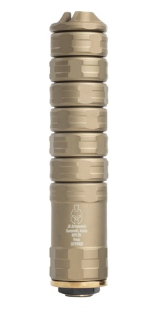 [850064482522] Jk Armament JK155RPX9KFDE RPX 155 9mm 1.55" Flat Dark Earth Aluminum/Titanium 1/2"x28