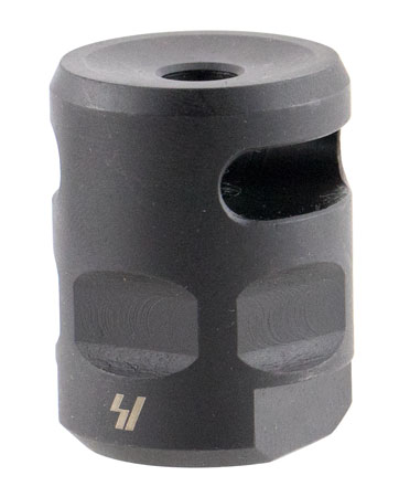 [708747546668] Strike Industries WHCOMP556 WarHog Comp  Black Steel with 1/2"-28 tpi Threads, 1.27" OAL  &  0.26" Diameter for 223 Rem, 5.56x45mm NATO AR-Platform