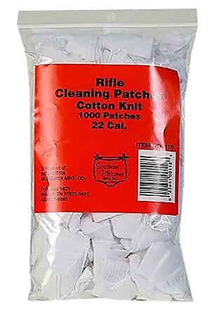 [025641001186] Southern Bloomer 118 Cleaning Patches  .22 Cal Cotton 1000 Per Bag