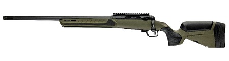 [011356326485] Savage Arms 32648 110 Core Predator Full Size 6mm ARC 10+1 22" Medium Heavy Fluted Barrel, Arca Rail Forend, Hunter Green AccuStock w/AccuFit V2 Synthetic Stock, Left Hand