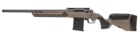 [011356326867] Savage Arms 32686 110 Core Tactical Full Size 6mm Creedmoor 10+1 20" Medium Heavy Fluted Barrel, Arca Rail Forend, Coyote Tan AccuStock w/AccuFit V2 Synthetic Stock, Left Hand