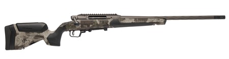 [011356329233] Savage Arms 32923 Impulse Core Hunter Pro Full Size 6mm Creedmoor 3+1 20" Heavy Sporter Threaded Barrel, Carbon Steel Drilled  &  Tapped Receiver, Savage Woodland Camo AccuStock w/AccuFit V2 Synthetic S