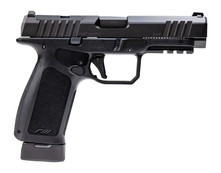 [850067485650] Rost Martin RM1FBLKOSP RM1F  9mm Luger 17+1 19+1 4.50" Black Match Grade Barrel Black Nitron Steel Optic Ready/Serrated Slide Black Polymer Frame w/Picatinny Rail Interchangeable Backstrap Grip RMR Fo