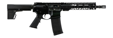 [810209950231] Faxon Firearms FXSPT556105SA9 Sport  5.56 NATO 30+1 10.50" Black Nitride SOCOM Threaded Barrel, Aluminum Receiver w/Picatinny Rail, M-LOK Handguard, Black Polymer KAK Shockwave Pistol Brace, Ergonomic