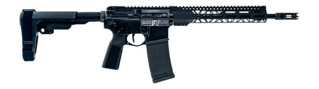 [810209950279] Faxon Firearms FXPRO33A125GA1075 Pro  338 ARC 30+1 12.50" Black Nitride Match Grade Threaded Barrel, Black Aluminum Receiver w/Picatinny Rail, M-LOK Handguard, Black SB Tactical SBA3 Brace, Ergonomic