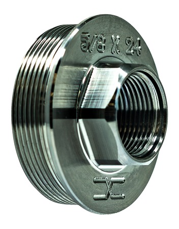 [816341029552] FAXON FFMDSILHUB6252402 5/8X24 TTNM  DIRCT THREAD