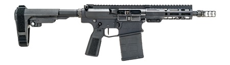 [816341027237] Faxon Firearms FX8608 Sentinel  8.6 Blackout 8" Big Gunner Barrel, Black Aluminum Receiver w/Picatinny Rail, M-LOK Handguard, Black Polymer B5 Grip