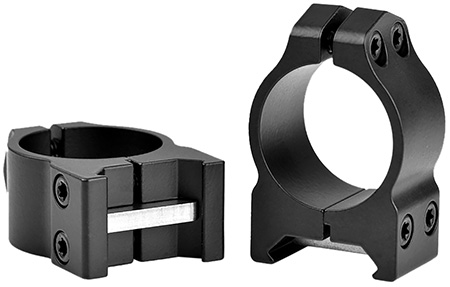 [656813000227] Warne 200M Vertical Rings Maxima Matte Black 1" Low 0 MOA
