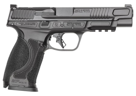 [022188904888] Smith  &  Wesson 14670 M & P M2.0 Metal 9mm Luger 17+1 5" Black Armornite Stainless Steel Barrel  &  Optic Ready/Serrated Slide, Black Armornite Stainless Steel Frame w/Picatinny Rail, Interchangeable Palms