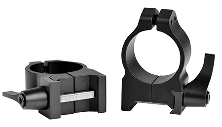 [656813000296] Warne 201LM Vertical Rings Maxima Matte Black 1" Medium Quick Detach 0 MOA