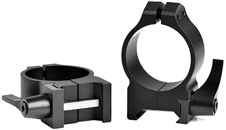 [656813000371] Warne 214LM Vertical Rings Maxima Matte Black 30mm Medium Quick Detach 0 MOA