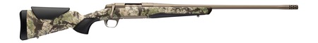 [023614872245] Browning 036138226 X-Bolt 2 Speed 30-06 Springfield 4+1 22" Smoked Bronze Cerakote Fluted Threaded Barrel  &  Steel Drilled  &  Tapped Receiver, Kryptek Obskura Transitional Camo Adj Vari-Tech Synthetic S