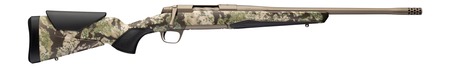 [023614872313] Browning 036139294 X-Bolt 2 Speed SPR Full Size 6.5 PRC 3+1 20" Smoked Bronze Cerakote Fluted Threaded Barrel, Smoked Bronze Cerakote Steel Drilled  &  Tapped Receiver, Kryptek Obskura Transitional Camo