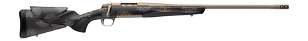 [023614872559] Browning 036142282 X-Bolt 2 Speed HD Full Size 6.5 Creedmoor 4+1 22" Smoked Bronze Cerakote Fluted Threaded Barrel, Smoked Bronze Cerakote Steel Drilled  &  Tapped Receiver, Bronze/Gray Camo w/Black Ove