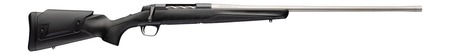 [023614869450] Browning 036118298 X-Bolt 2 Western Hunter Special Full Size 7mm PRC 3+1 24" Matte Stainless Threaded Barrel, Matte Stainless Steel Drilled  &  Tapped Receiver, Black Adj Comb Synthetic, Stock Right Han
