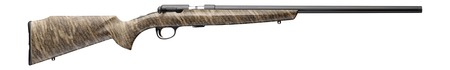 [023614869702] Browning 025259202 T-Bolt Target/Varmint SR 22 LR 10+1 22" Matte Blued Threaded Barrel, Blue Polished Steel Drilled  &  Tapped Receiver, Mossy Oak Bottomland Monte Carlo Synthetic Stock, Right Hand