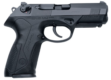 [082442885698] Beretta USA JXF4F20CA Px4 Storm *CA Compliant Full Size Frame 40 S&W 10+1, 4.10" Black Steel Barrel, Black Bruniton Serrated Steel Slide, Black Polymer Frame w/Picatinny Rail, Ambidextrous