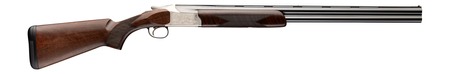 [023614860365] Browning 0183583004 Citori 825 Feather 12 Gauge Break Open 3" 2rd 28" Gloss Blued Over/Under Vent Rib Barrel, Engraved Silver Nitride Aluminum Alloy Receiver, Fixed Gloss Black Walnut Stock, Right Han