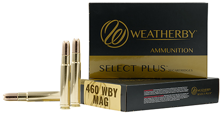 [747115415878] Weatherby B460450TSX Select Plus  460WthbyMag 450gr Barnes TSX Lead Free 20 Per Box/10 Case
