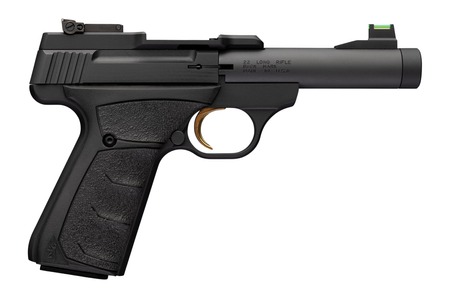 [023614871439] Browning 051608490 Buck Mark Micro Bull SR 22 LR 10+1 4.40" Matte Black Threaded Bull Barrel, Matte Black Alloy Frame, Black Overmolded UFX Grip, RMSc Footprint
