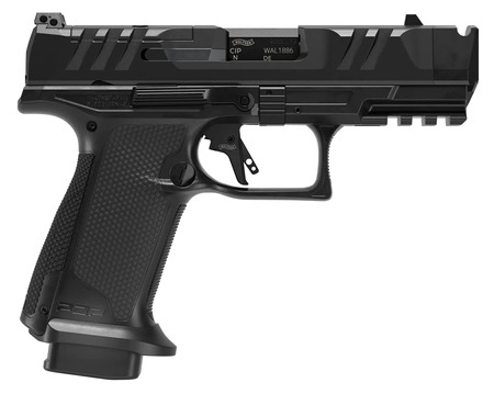 [723364237195] Walther Arms 4797050 PDP Pro X Sub-Compact Frame 9mm Luger 10+1 3.75" Black Barrel, Black Optic Ready/Serrated Slide, Black Polymer Frame w/Picatinny Rail, Black Textured Grip