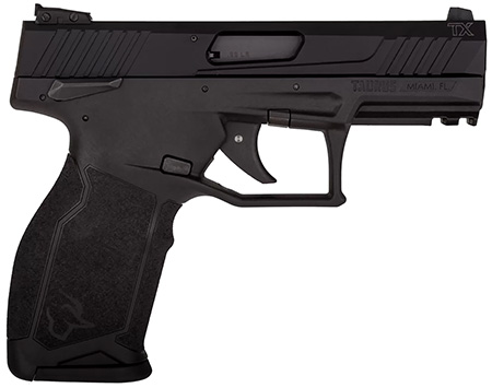 [725327932826] Taurus 1TX2234110 TX22  Full Size 22 LR 10+1, 4.16" Matte Black Steel Barrel, Black Hard Coat Anodized Serrated Slide, Black Polymer Frame w/Picatinny Rail