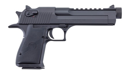 [761226091325] Magnum Research DE50THR Desert Eagle Mark XIX 50 AE 8+1 6" Black Oxide Threaded Barrel, Serrated Slide  &  Carbon Steel Frame w/Beavertail