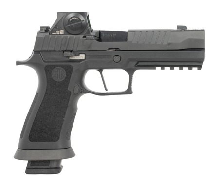 [798681740260] Sig Sauer 320XF9MODRXSL P320 M.O.D. Full Size 9mm Luger 21+1 3.90" Black Barrel, Matte Black DLC Stainless Steel Ported/Serrated w/Optic Slide, Black Stainless Steel Frame w/Picatinny Rail ,M.O.D. X F