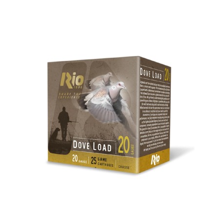 [8435101649018] RIO RDL208     DOVE LOAD 20G  2-3/4  8       25/10