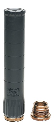 [614347652046] Lantac Usa 01-SUP-MSPEC22S M-Spec  22LR Black Aluminum 1/2"x28