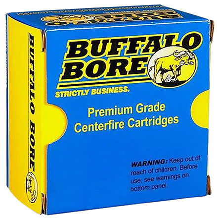 [651815013220] Buffalo Bore Ammunition 13B20 Heavy Strictly Business 480Ruger 370gr Lead Flat Nose 20 Per Box/12 Case
