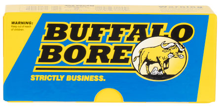 [651815458045] Buffalo Bore Ammunition 47D20 Hunting  &  Sniping Strictly Business 458SOCOM 400gr Semi Jacketed Flat Point 20 Per Box/12 Case