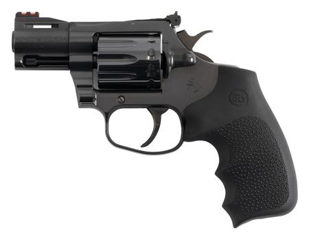 [098289001726] Colt Mfg KCOBRA22-BP2RFO King Cobra Target 22 LR 10rd Shot 2" Blued Vent Rib Barrel, Blued Carbon Steel Cylinder  &  Frame, Black Hogue Overmolded Grip, Exposed Hammer