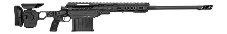 [842940111527] Cadex Inc CDX50DUAL5029BR40I2J5N CDX-50 Tremor 50 BMG 5+1 29" Black DLC Match Grade Threaded Barrel, Black DLC Aluminum Receiver w/Picatinny Rail, Adjustable Folding Hybrid Tan Stock, Black Polymer Gr