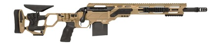 [842940110612] Cadex Inc CDXSSCOV308165CP20I2E1 CDX-SS Seven S.T.A.R.S. Covert Compact 308 Win 10+1 16.50" Black DLC Fluted Threaded Barrel, Hybrid Tan Cerakote Receiver w/Picatinny Rail, M-LOK Handguard, Hybrid Tan