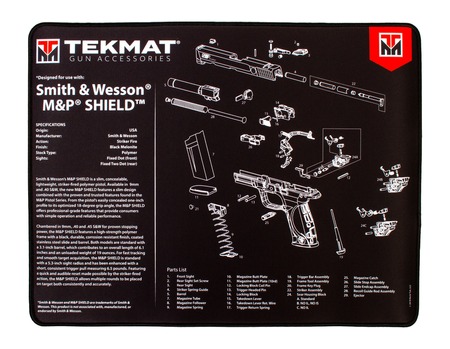 [612409971333] TEKMAT TEK-R20-SW-MP-SHIELD 20X15 ULTRA GLK S&WSHL