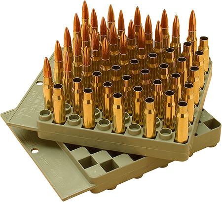 [026057361253] MTM Case-Gard LT5043 Universal Compact Loading Tray Gray Multi-Caliber Plastic 50rd Rifle