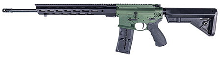 [818725010507] Franklin Armory 0010063ODG F17 L 17 WSM 10+1 20" Black Precision Barrel, OD Green Aluminum w/M-LOK  &  Picatinny Rail Receiver, Black Bravo C Stock