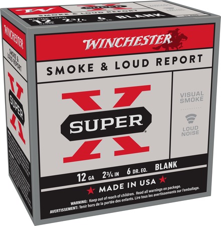 [020892025707] Winchester Ammo XBP12W Super X Blank 12Gauge 2.75" 25 Per Bx/10 Case